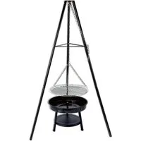 Trend Line Holzkohlegrill TrendLine Dreibein-Schwenk-Grill Ø 46,5 cm, Standfest