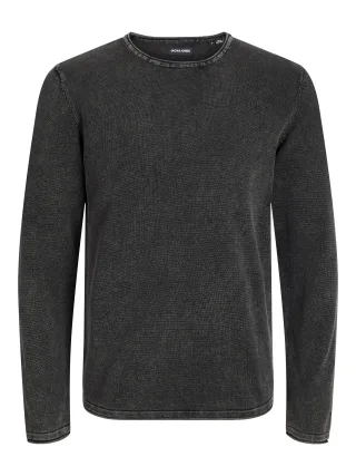 JACK&JONES - JJELEO KNIT CREW NECK NOOS - Gr. - M