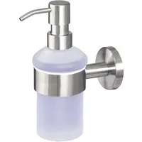 bremermann Seifenspender Bad-Serie PIAZZA - aus Glas & Edelstahl, matt, (1-tlg)