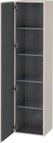 Duravit L-Cube Hochschrank Taupe Matt 400x363x1760 mm - LC1180L9191 LC1180L9191