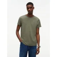 Tommy Jeans T-Shirt TJM ESSENTIAL SOLID mit Rundhalsausschnitt und dezenter Logo-Flag