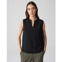 OPUS Blusentop FARIBICA Regular mit filigraner Lochspitze