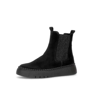 pius gabor - Chelsea Boots Rauleder schwarz schwarz - Gr. - 5.5 UK