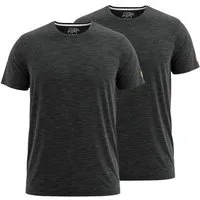 FORSBERG T-Shirt einfarbig im Doppelpack