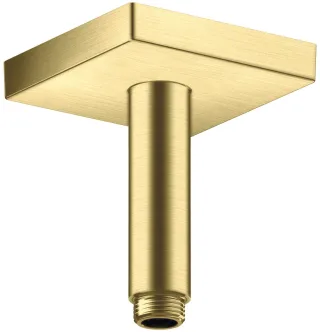 Hansgrohe Decken-Anschlussstück Axor DN15 100mm eckig, brushed brass, 26437950 26437950