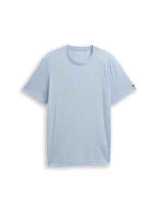 Tom Tailor - T-Shirt mit feinem Streifenmuster spring blue fine stripe - Gr. - S