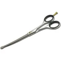 SMI Haarschere 6,5 Zoll Hundeschere Fellschere Hundehaarschere Gebogene Hundepflege, (1-tlg), Runde Spitze