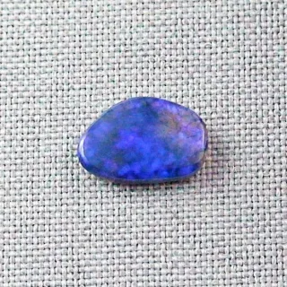 Blauer Black Crystal Opal 3,04 ct Vollopal Lightning Ridge