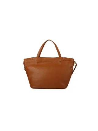 Giulia Monti Schultertasche Goldbraun