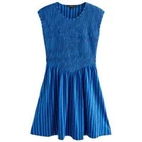 Next Jerseykleid Jersey-Minikleid mit überschnittenen Schultern (1-tlg)