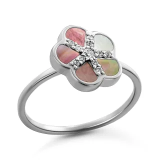 Orphelia 'Daisy' Damen-Ring aus 925er Sterlingsilber – Silber ZR-7585