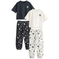 Next Pyjama 2 Schlafanzughosen im Jogginghosen-Stil (6 tlg)