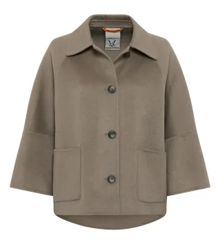 Fuchs Schmitt - Double Face Wolljacke taupe - Gr. - 46