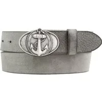 BELTINGER Ledergürtel Gürtel mit Anker-Gürtelschnalle aus weichem Vollrindleder 4 cm Used-Lo (1-St)