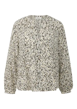s.Oliver - Bluse mehrfarbig|beige - Gr. - 34