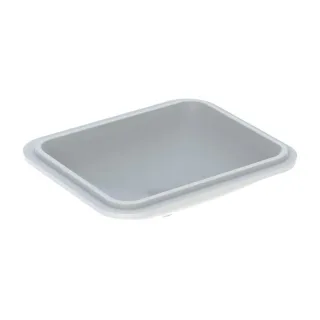 Geberit VariForm Unterbauwaschtisch 500767002 58x49cm, ohne Hahnloch, Überlauf, rechteckig, weiß KeraTect