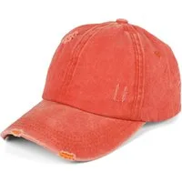 styleBREAKER Baseball Cap Ponytail Baseball Cap Used Look (1-St)
