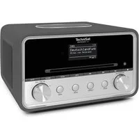 TechniSat DIGITRADIO 586 Internet-Radio (Digitalradio (DAB), Internetradio, FM-Tuner mit RDS, 20 W, CD, Bluetooth, App-Steuerung, Wireless Charging, WLAN, Fernbedienung)
