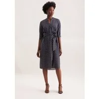 seidensticker Sommerkleid 3/4 V-Neck Druck
