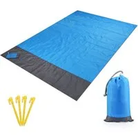 Picknickdecke Strandmatte 140 x 200 cm oder 200 x 210 cm – ultraleicht & wasserdicht, Sport-Knight®