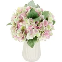 Kunstblume Künstlicher Blumenstrauß Bouquet Hochzeitsdeko Tischdeko, I.GE.A., Künstlicher Blumenstrauß Bouquet Hochzeitsdeko Tischdeko