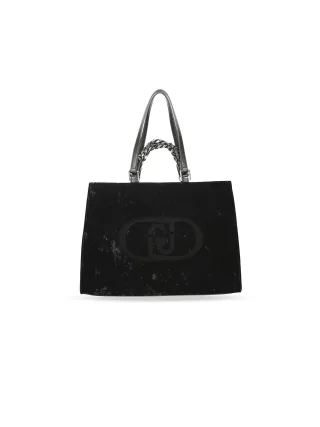 Liu Jo Samt Tasche Schwarz