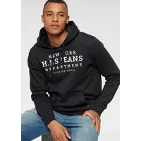 H.I.S Kapuzensweatshirt mit Print und Badge, Kapuze, für sportliche Outfits
