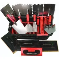 ConToo Fliesenspachtel Fliesenlegerset Fugbox 15-teilig Handwerkerset - CT03_15