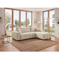 OTTO home Ecksofa Bella L-Form, B: 234 cm - OTTO. Verlässliche Qualität., Ecksofa,Schlaffunktion,Bonnelfederkern,Rückenkissen
