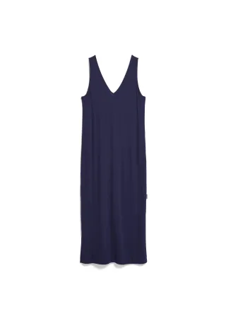 Armedangels - SLEEVELESS JERSEY MIDI DRESS tinted navy - Gr. - L