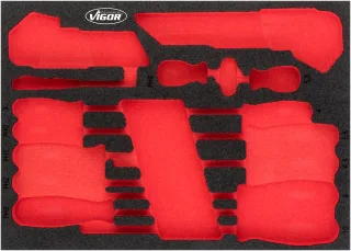 VIGOR Weichschaum-Einlage, leer, V5081-L
