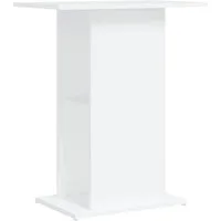 vidaXL Aquariumunterschrank Aquariumständer Weiß 60,5x36x72,5 cm Holzwerkstoff