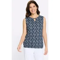 Sieh an! Shirttop Shirttop Ärmellos