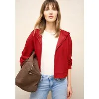 STREET ONE STUDIO Sweatjacke mit Kapuze