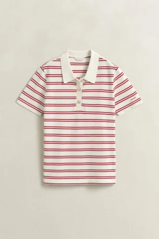 GANT - Gestreiftes Piqué-Poloshirt - Gr. - XL