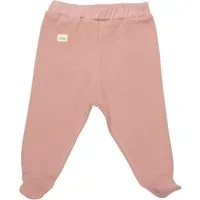 biorganic Funktionshose Baby Waffle Smile für Jungen und Mädchen Unisex Hose mit Fuß (1-tlg) Waffelmuster, Bio-Baumwolle, Größe 56- 74
