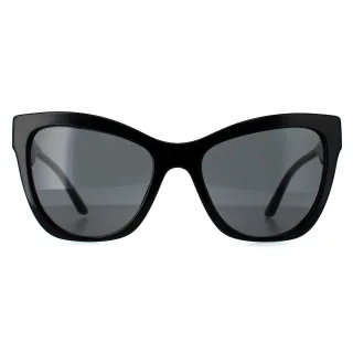 Versace Cat Eye Womens Schwarz Muster Dunkelgrau VE4417U