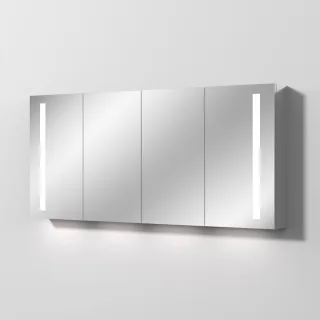 Sanipa Reflection Aluminium-Spiegelschrank ALEX 160 mit LED-Beleuchtung, AU3209Z AU3209Z