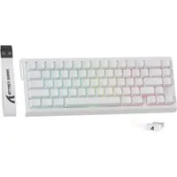 ATTACK SHARK X68PRO HE 8KHz Rapid Trigger Wireless Gaming-Tastatur,0,01mm RT Gaming-Tastatur (Hall-Effekt-Magnetschalter,BT/2.4G/Kabel,RGB)