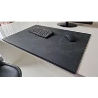 Profi Mats Schreibtischunterlage mit Kantenschutz Nubuko Kunst Leder in 7 Farben