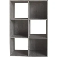 HTI-Line Bücherregal Regal Thekla 6090, Stück 1-tlg., Standregal Bücherregal Raumteiler 6 Regalfächer