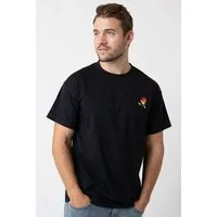 Bavarian Caps Trachtenshirt Shirt Unisex - PUMUCKL GRANTIG II - schwarz
