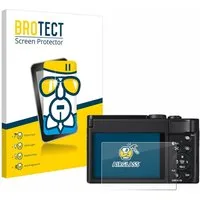 BROTECT Displayschutzglas Folie für Panasonic Lumix DC-TZ99, Schutzfolie Glas Panzer Display Schutz klar