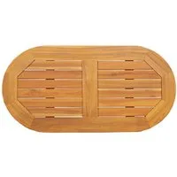 vidaXL Tischplatte Tischplatte Öl-Natur 80 x 40 x 2 cm Massivholz (1 St)