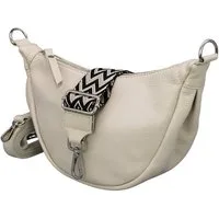 Adel Bags Schultertasche DIANA Halbmond Tasche Leder, Umhängetasche für Damen, Gürteltaschen, echt Leder, Made in Italy