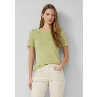 s.Oliver Kurzarmshirt T-Shirt T-Shirt aus Interlockjersey im Slim Fit