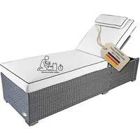 RS Trade Gartenliege Sonnenliege Verona High