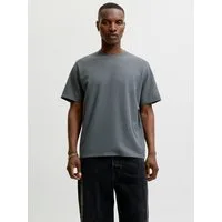 Jack & Jones Rundhalsshirt JJEAUSTIN TEE SS NOOS Materialmix, relaxed fit