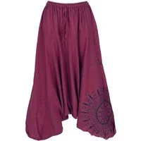 Guru-Shop Relaxhose Haremshose Pluderhose, Pumphose mit Mandala,.. Ethno Style, alternative Bekleidung