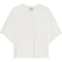 Catwalk Junkie Kurzarmshirt - Fledermausshirt - T-Shirt Damen - Shirt - Oversize - weißes Basicshi